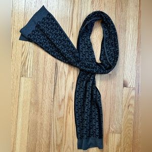 Michael Kors grey and black scarf